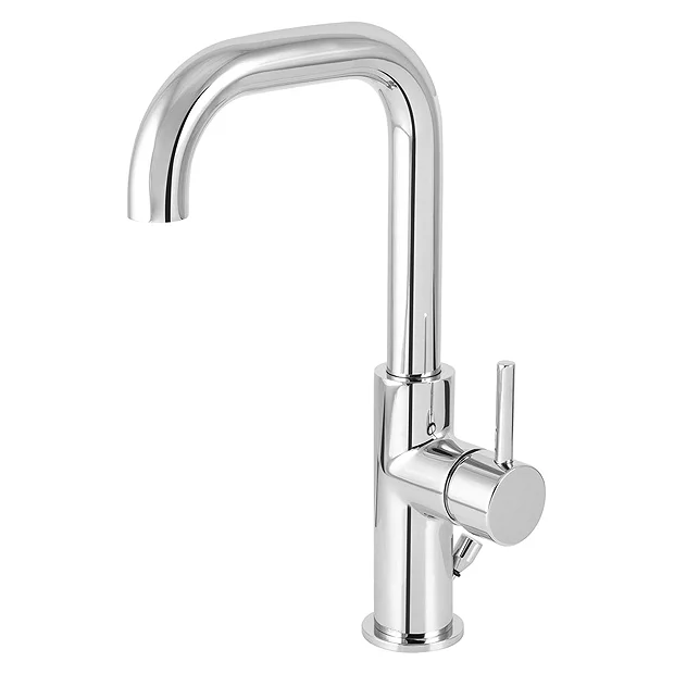 BagnoDesign M-Line Chrome Tall Mono Basin Mixer With Pop-up Waste 3 BagnoDesign M-Line Chrome Tall Mono Basin Mixer With Pop-up Waste