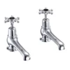 Burlington Birkenhead Black Basin Taps 5" -Espaces Bain Shop bi2bla l