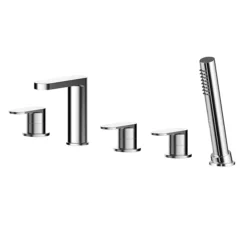 Nuie Binsey Deck Mounted 5TH Bath Shower Mixer