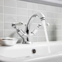 Crosswater Belgravia Lever Monobloc Basin Mixer Tap With Pop-up Waste