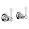 Crosswater - Belgravia Lever Wall Stop Taps -Espaces Bain Shop bl350wc lv l