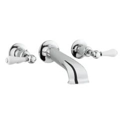 Crosswater - Belgravia Lever Wall Mounted Bath Spout With Stop Taps