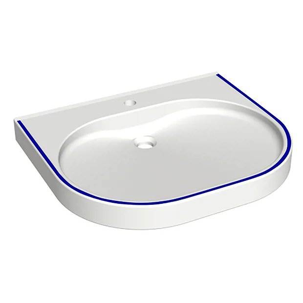 Franke ANMW502-BLUE 550mm VariusCare Wheelchair Accessible Washbasin 4 Franke ANMW502-BLUE 550mm VariusCare Wheelchair Accessible Washbasin - Image 2