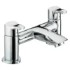 Bristan Capri Contemporary Pillar Bath Filler - Chrome -Espaces Bain Shop bristan capri bath filler l