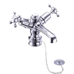 Burlington Claremont Regent - Basin Mixer With Plug And Chain
