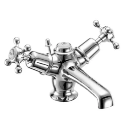 Burlington Claremont - Chrome Basin Mixer Tap With Pop Up Waste -Espaces Bain Shop burlingtonclaremontchromebasinmixerwithpopupwasted1