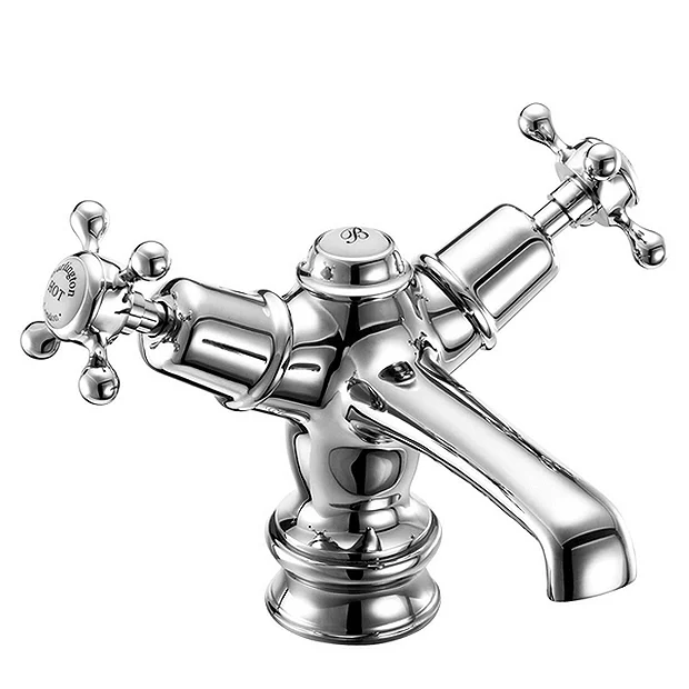 Burlington Claremont Regent Basin Mixer Tap With Click Clack Waste 3 Burlington Claremont Regent Basin Mixer Tap With Click Clack Waste