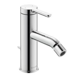 Duravit C.1 Single Lever Bidet Mixer With Pop-up Waste - Chrome