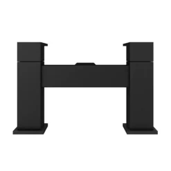 Arezzo Square Matt Black Bath Filler Tap -Espaces Bain Shop cas10blk n d3