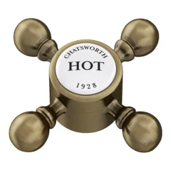 Chatsworth 1928 Antique Brass Crosshead Bath Shower Mixer Tap With Shower Kit 11 Chatsworth 1928 Antique Brass Crosshead Bath Shower Mixer Tap With Shower Kit -Espaces Bain Shop chbsmbra d3