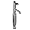 Burlington Chelsea Black Straight Tall Basin Mixer -Espaces Bain Shop che1bla l