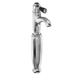 Burlington Chelsea Black Curved Tall Basin Mixer