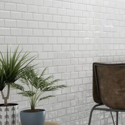 Chatsworth White Mini Metro Mosaic Tile Sheet - 288 X 294mm