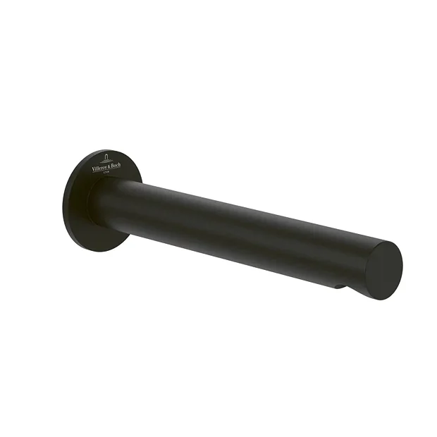 Villeroy & Boch Villeroy And Boch Loop & Friends Wall Mounted Bath Spout - Matt Black 3 Villeroy & Boch Villeroy And Boch Loop & Friends Wall Mounted Bath Spout - Matt Black