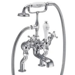 Burlington Claremont Angled Deck Mounted Bath/Shower Mixer -Espaces Bain Shop cl19nl