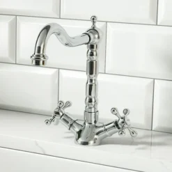 Britannia Classic Mono Sink Mixer - Chrome -Espaces Bain Shop clsm1 n l