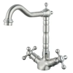 Britannia Classic Mono Sink Mixer - Brushed Nickel 10 Britannia Classic Mono Sink Mixer - Brushed Nickel -Espaces Bain Shop clsm3 d1