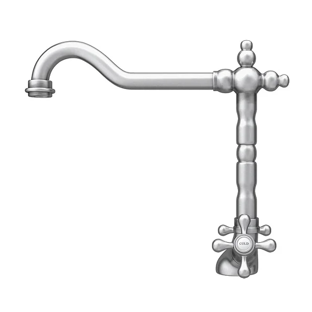 Britannia Classic Mono Sink Mixer - Brushed Nickel 7 Britannia Classic Mono Sink Mixer - Brushed Nickel - Image 5
