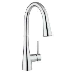 Crosswater Cook Side Lever Kitchen Mixer With Concealed Dual Function Spray -Espaces Bain Shop co714dcl