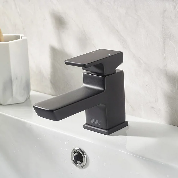 Bristan Cobalt Black Mono Basin Mixer With Clicker Waste 8 Bristan Cobalt Black Mono Basin Mixer With Clicker Waste - Image 6