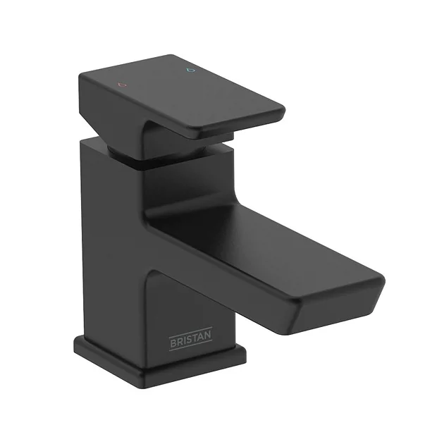 Bristan Cobalt Black Mono Basin Mixer With Clicker Waste 4 Bristan Cobalt Black Mono Basin Mixer With Clicker Waste - Image 2