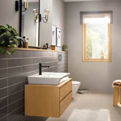 Hansgrohe Rebris E Single Lever Basin Mixer 110 With Pop Up Waste - Matt Black -Espaces Bain Shop coolstar l3 1