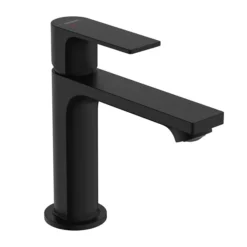 Hansgrohe Rebris E CoolStart Single Lever Basin Mixer 110 With Pop-up Waste - Matt Black -Espaces Bain Shop coolstar l4