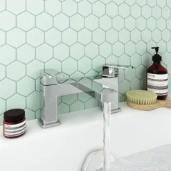 Toreno Modern Chrome Bath Filler Tap -Espaces Bain Shop cpt7135 n d1