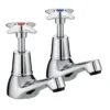 Bristan - Design Utility Crosshead Bath Taps - Chrome -Espaces Bain Shop crosshead bath l
