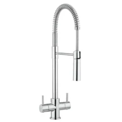 Crosswater Cook Dual Control Kitchen Mixer With Flexi Spray -Espaces Bain Shop crosswatercookdualcontrolkitchenmixerwithflexisprayco711dcl
