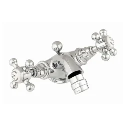 Silverdale Victorian Bidet Monobloc With Pop Up Waste Chrome