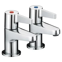 Bristan - Design Utility Lever 3/4 Bath Taps - Chrome