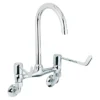 Deva 6" Wall Mounted Lever Bridge Sink Mixer