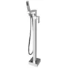 Prime Floor Mounted Freestanding Bath Shower Mixer - Chrome -Espaces Bain Shop fr102 nd1