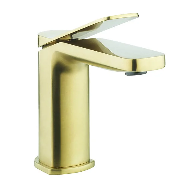 Crosswater Glide II Brushed Brass Mono Basin Mixer 4 Crosswater Glide II Brushed Brass Mono Basin Mixer - Image 2