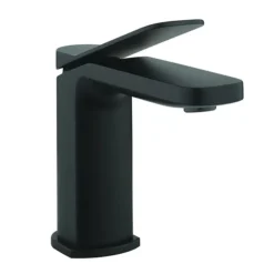 Crosswater Glide II Matt Black Mono Basin Mixer -Espaces Bain Shop gd110dnm l