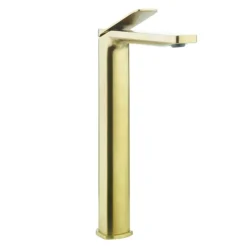 Crosswater Glide II Brushed Brass Tall Mono Basin Mixer