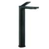 Crosswater Glide II Matt Black Tall Mono Basin Mixer -Espaces Bain Shop gd112dnm l