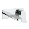 Crosswater Glide II Chrome Wall Mounted 2 Hole Set Basin Mixer -Espaces Bain Shop gd121wnc l