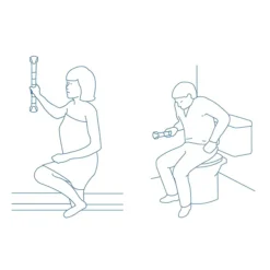 Croydex Grab N Grip 680mm Support Rail Grab Bar - Chrome -Espaces Bain Shop grabrailusesimg 1