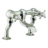 Crosswater - Belgravia Crosshead Bath Filler - Nickel -Espaces Bain Shop hg322dn l