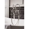 Crosswater - Belgravia Crosshead Floor Mounted Freestanding Bath Shower Mixer - Nickel