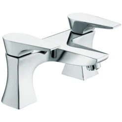 Bristan - Hourglass Contemporary Bath Filler - Chrome -Espaces Bain Shop hour bath filler l