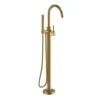 Britton Hoxton Floor Standing Bath Shower Mixer - Brushed Brass