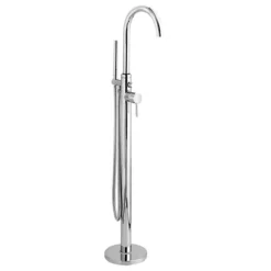 Hudson Reed Tec Single Lever Elite Mono Freestanding Bath Shower Mixer -Espaces Bain Shop hudsonreedtecsingleleverelitemonofreestandingbathshowermixerpn321lrg