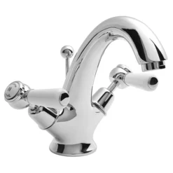 Hudson Reed Topaz Lever Mono Basin Mixer Tap + Pop Up Waste -Espaces Bain Shop hudsonreedtopazlevermonobasinmixertapl