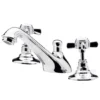 Nuie Traditional Beaumont 3 Tap Hole Deck Basin Mixer - Chrome -Espaces Bain Shop i307xl
