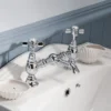 Nuie Luxury Beaumont Bridge Basin Mixer - Chrome -Espaces Bain Shop i315x d2