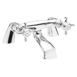 Nuie Traditional Beaumont Bath Filler - Chrome