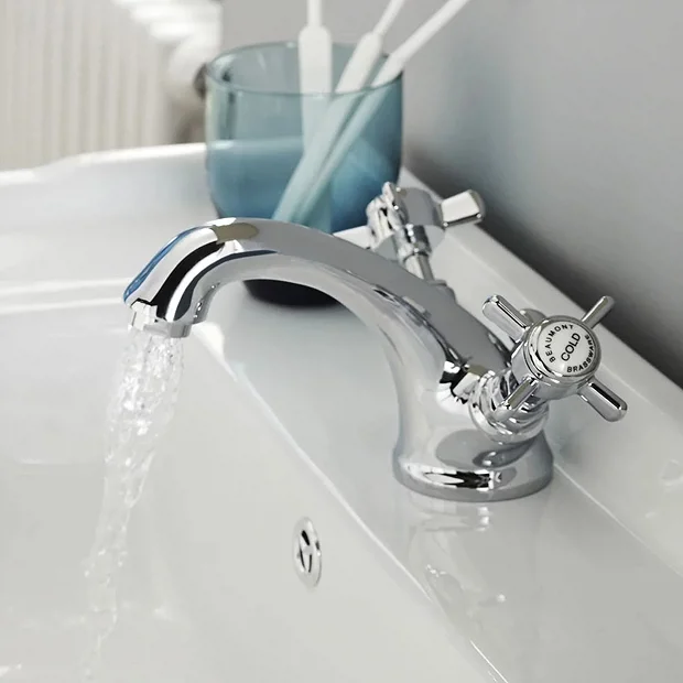 Nuie Traditional Beaumont Mono Basin Mixer Tap + Pop Up Waste 3 Nuie Traditional Beaumont Mono Basin Mixer Tap + Pop Up Waste
